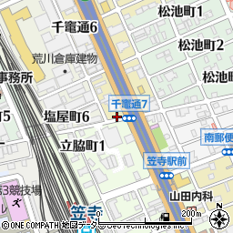 リパーク千竈通７丁目駐車場周辺の地図