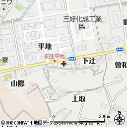 日急株式会社　三好営業所周辺の地図