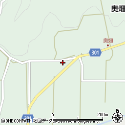 兵庫県丹波篠山市奥畑258周辺の地図