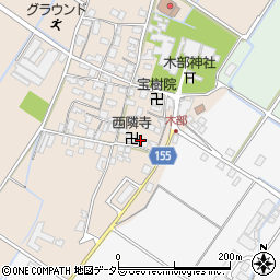 滋賀県野洲市木部848周辺の地図