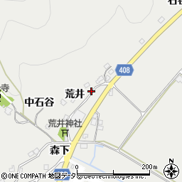 京都府南丹市八木町美里荒井周辺の地図