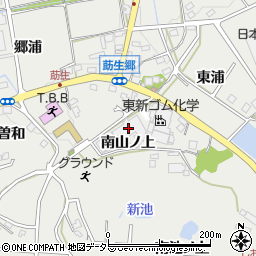 愛知県みよし市莇生町南山ノ上周辺の地図