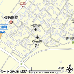 滋賀県守山市立田町1727周辺の地図