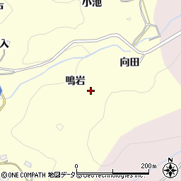 愛知県豊田市国谷町鳴岩周辺の地図