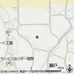 岡山県苫田郡鏡野町瀬戸周辺の地図