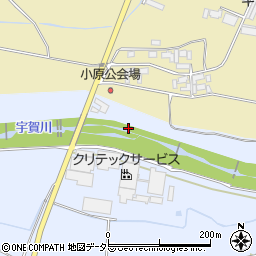 鍋坂大橋周辺の地図