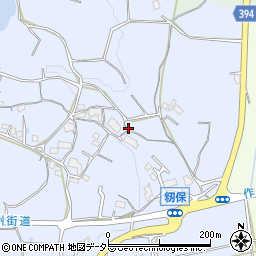 岡山県津山市籾保周辺の地図