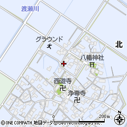 滋賀県野洲市北833周辺の地図