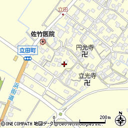 滋賀県守山市立田町1750周辺の地図