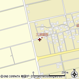 滋賀県東近江市三津屋町606-2周辺の地図