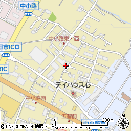 滋賀県東近江市中小路町450周辺の地図