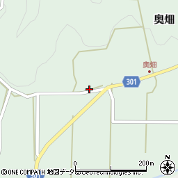 兵庫県丹波篠山市奥畑260周辺の地図