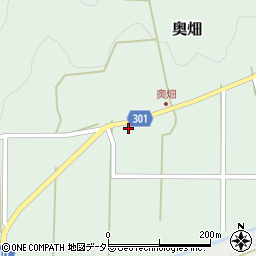 兵庫県丹波篠山市奥畑231周辺の地図