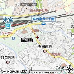 有限会社松田精肉店周辺の地図