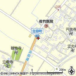 滋賀県守山市立田町2318周辺の地図