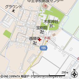 滋賀県野洲市木部838周辺の地図