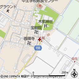 滋賀県野洲市木部834-1周辺の地図