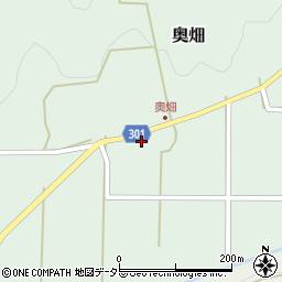兵庫県丹波篠山市奥畑213周辺の地図