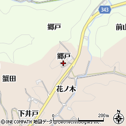 愛知県豊田市霧山町郷戸周辺の地図