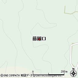 兵庫県丹波篠山市藤岡口周辺の地図