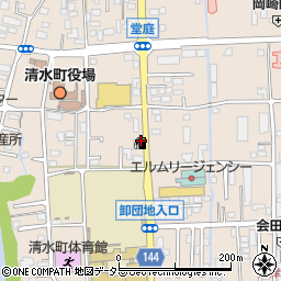 ＥＮＥＯＳ堂庭ＳＳ周辺の地図