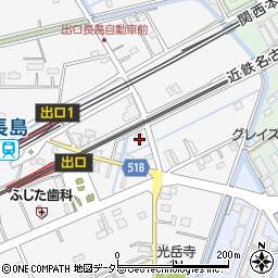 長島接骨院周辺の地図