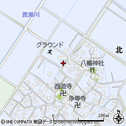 滋賀県野洲市北843周辺の地図