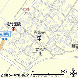 滋賀県守山市立田町1729周辺の地図
