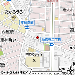 名古屋惟信郵便局 ＡＴＭ周辺の地図