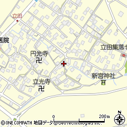 滋賀県守山市立田町1638周辺の地図