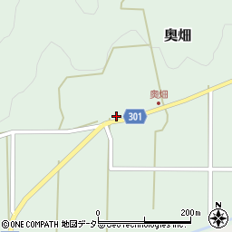 兵庫県丹波篠山市奥畑230周辺の地図