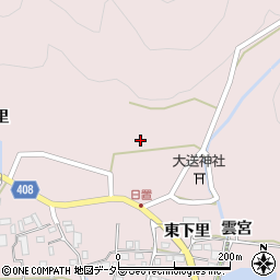 京都府南丹市八木町日置東上里周辺の地図