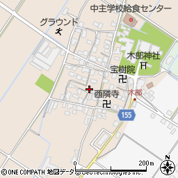 滋賀県野洲市木部859周辺の地図