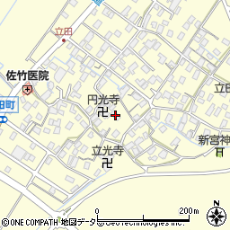 滋賀県守山市立田町1726周辺の地図