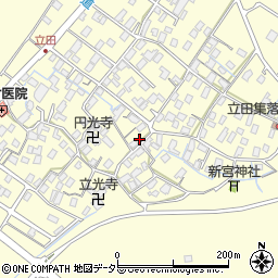 滋賀県守山市立田町1636周辺の地図