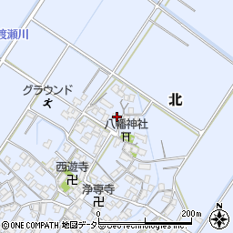 滋賀県野洲市北725周辺の地図