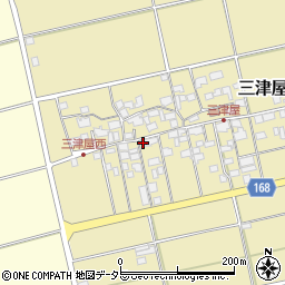 滋賀県東近江市三津屋町842周辺の地図
