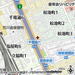 ファミリーマートちかま通店周辺の地図