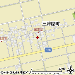 滋賀県東近江市三津屋町650周辺の地図