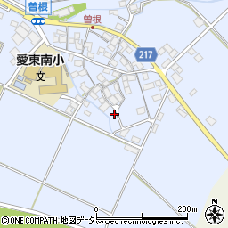 滋賀県東近江市曽根町1000周辺の地図