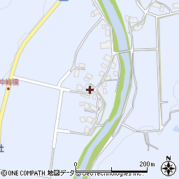 京都府南丹市園部町仁江中田周辺の地図