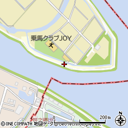 愛知県弥富市海屋町道南周辺の地図