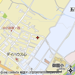 滋賀県東近江市中小路町672周辺の地図