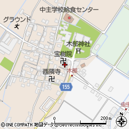 滋賀県野洲市木部840周辺の地図