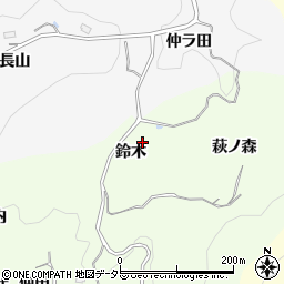 愛知県豊田市白倉町鈴木周辺の地図