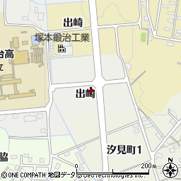 愛知県豊田市太平町出崎周辺の地図