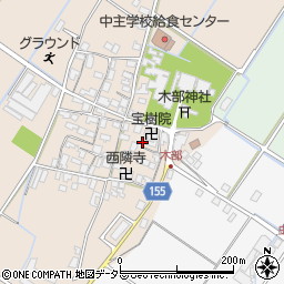 滋賀県野洲市木部843周辺の地図