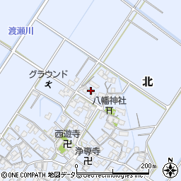 滋賀県野洲市北721-1周辺の地図