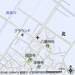 滋賀県野洲市北721周辺の地図