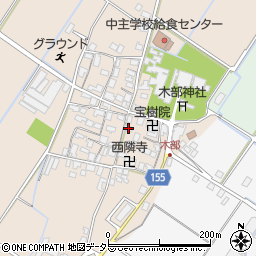 滋賀県野洲市木部844-1周辺の地図